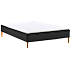 Nordisk Fjer boxmadrasseng 120x200 cm - sort