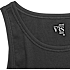 VRS dame rib tanktop str. 48 - sort