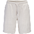 JJ REBEL herre shorts i hørblanding str. M - beige