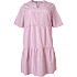 VRS dame stribet kjole str. 50 - rosa