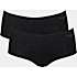 Sloggi dame 2-pak shorts modal str. XL - sort