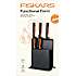 Fiskars Functional Form knivblok med 5 knive