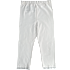 VRS børne capri leggings med blondekant str. 122/128 - hvid