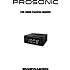Prosonic CR-100B FM radio med alarm og snooze-funktion