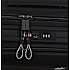Adventure trolley 8 hjuls 55,5 cm med lomme - sort