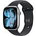 Apple Watch S11 (2025) GPS 46 mm - Space Grey Aluminium - Black Sport Band S/M