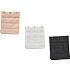 VRS dame 3-pak BH forlænger str. onesize - sort/hvid/beige