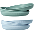 Tallerkner 4-pak - Ø: 22,5 cm - flere varianter - assorteret