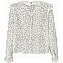 VRS dame chiffon bluse str. M - beige