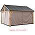 Sunjoy gardin til lysthus 404 x 465 cm