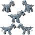Dino world plysvedhæng - flere varianter - assorteret