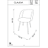 Claudia spisebordsstol - velour