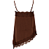 VRS dame top med blonde str. 2XL - brun