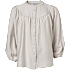 VRS dame bluse med 3/4 ærmer str. S - beige