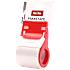 Danpen pakketape m. dispenser - klar