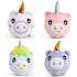 Enhjørning Hoppe bamse 7,5 cm - flere varianter - assorteret