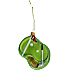 Figur julekugle golf, sav eller boremaskine - flere varianter - assorteret