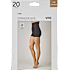VRS dame strømpebuks m. sort shorts str. S/M - bronze