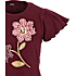 VRS børne T-shirt str. 98/104 - bordeaux