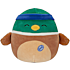 Squishmallows samlerplysdyr 19 cm - flere varianter - assorteret