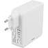 Deltaco USB-C vægoplader 87 W - hvid