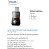 Philips Viva Collection HR7510/10 kompakt foodprocessor - sort