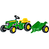 Rolly Toys John Deere Traktor med anhænger - Grøn