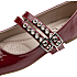VRS dame ballerina med remme str. 40 - bordeaux