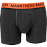 Marathon herre 5-pak tights str. M - sort
