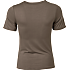 VRS dame mikrofiber T-shirt str. M - brun