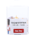Danpen tegnestift 100 stk. - hvide