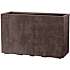 Millennium krukke 98x37x62 cm med hjul - brun