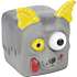 Toi toys Squishy klemmekube monster 5 cm - flere varianter - assorteret