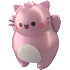 Pembe Jumbo Stretchie figur 20 cm - flere varianter - assorteret