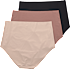 VRS dame 2-pak maxi trusser str. S - sort/beige/brun1
