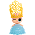 L.O.L. Surprise Princess Baby Sister dukke - flere varianter - assorteret