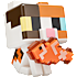 Minecraft Cat GloBuddies lampe - multifarvet