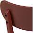 Roxby spisebordsstol - lakeret terracotta