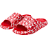 VRS unisex EVA slippers med flag str. 36/37 - rød