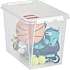 SmartStore Classic opbevaringskasse 66 liter - transparent