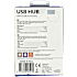 USB-C hub til USB-A 3.0 - sølvfarvet