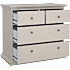 Paris kommode med 4 skuffer - beige