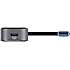 Deltaco USB hub 4-port - transparent
