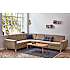 Rom Nordic vendbar hjørnesofa - taupe