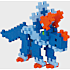 Plus Plus Triceratops - 100 dele