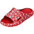 VRS unisex EVA slippers med flag str. 36/37 - rød