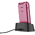 HMD 2660 Flip 4G med opladningsdock - Raspberry Red