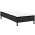 Nordisk Fjer boxmadrasseng 80x200 cm - sort