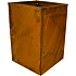 Hortus krukke corten 40x40x60 cm - med bund