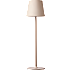 Style-touch genopladelig bordlampe - taupe
